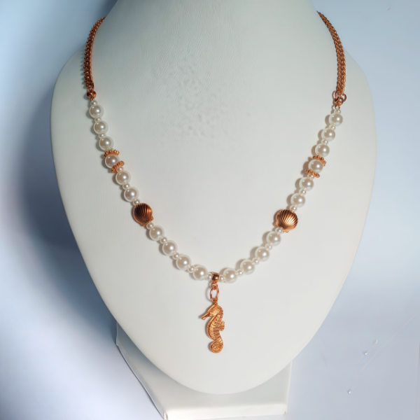 Producto - Collar Coral y Perlas