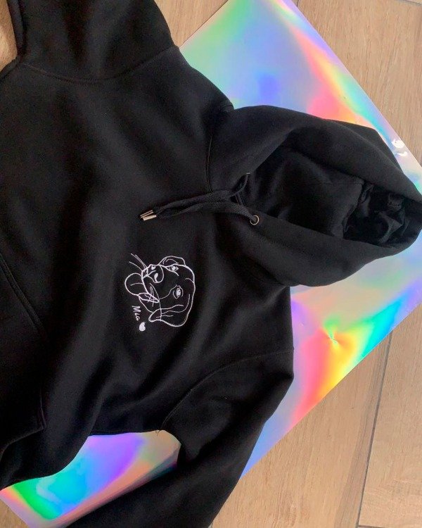 Producto - HOODIE MASCOTA BORDADA