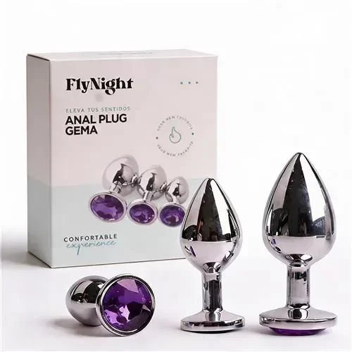 Producto - Anal Plug Gema Violeta