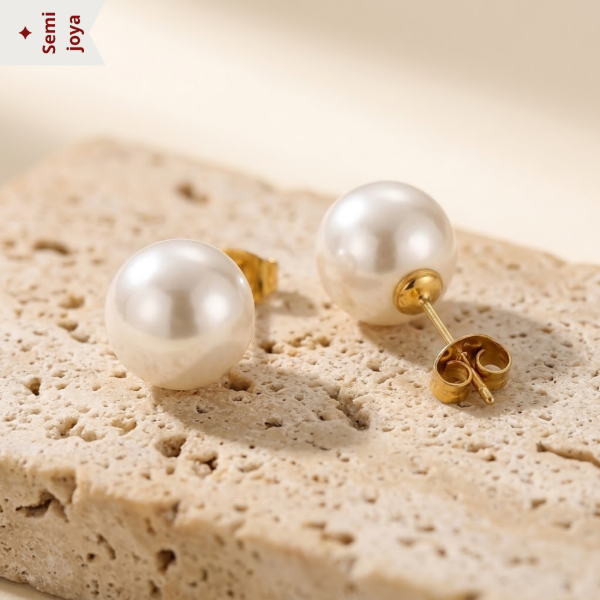 Producto - Aros Perla XL Gold - 0
