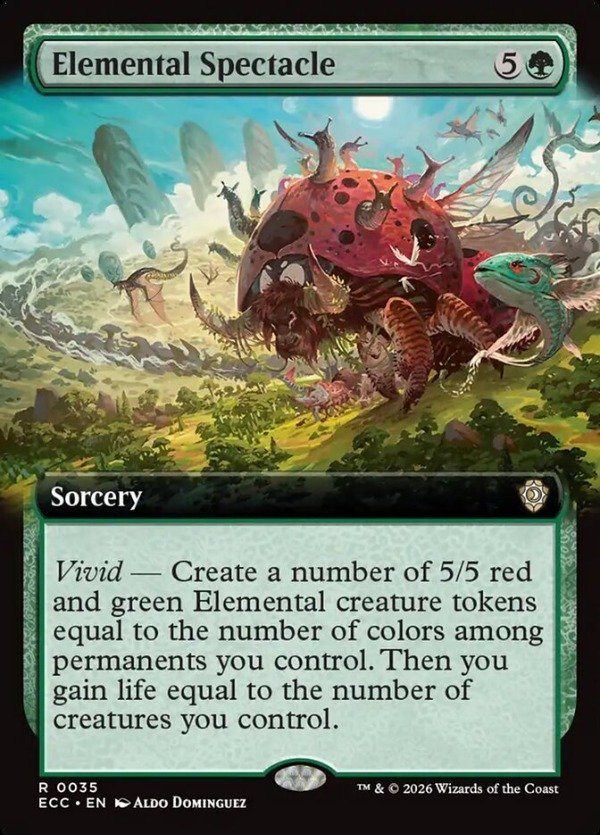 Producto - Elemental Spectacle #35 Extended  Lorwyn Eclipsed Commander