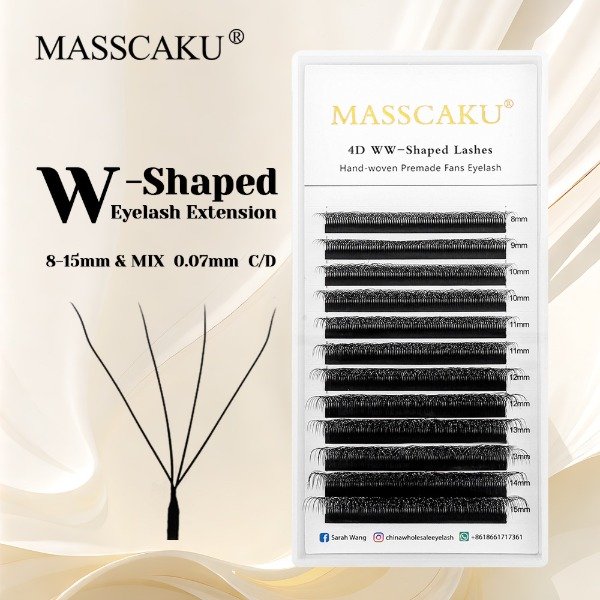 Producto - Pestañas Tecnológicas 4D Mix 0.07D - Masscaku