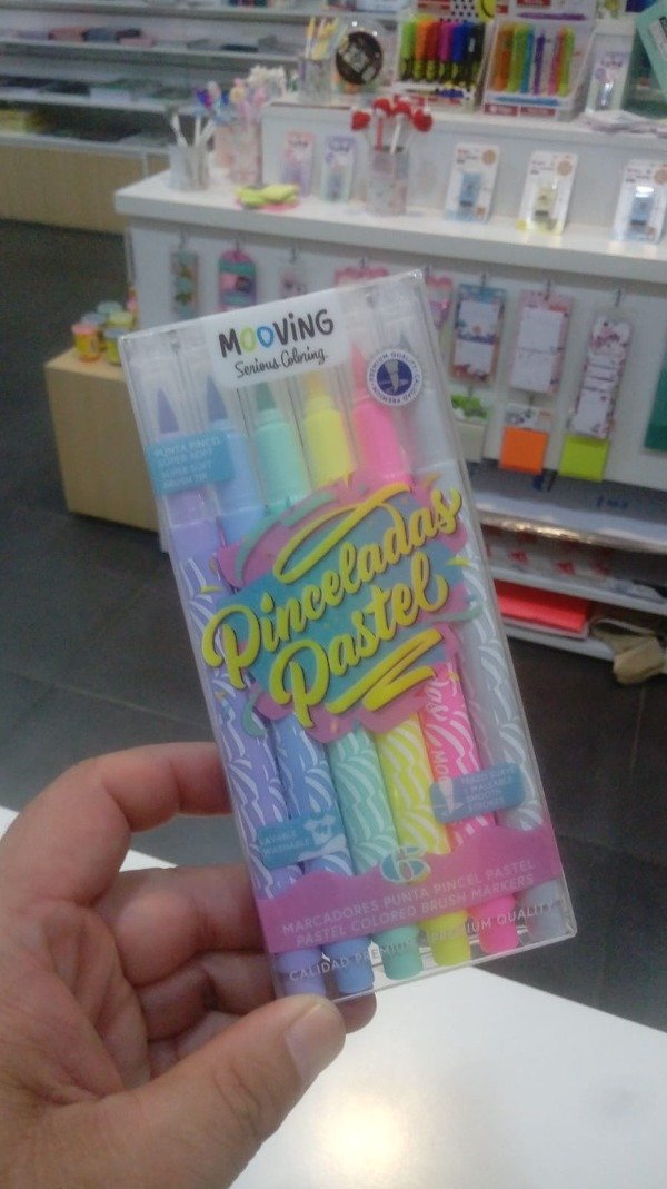 Producto - MARCADOR MOOVING PINCELADAS PASTEL