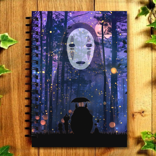 Producto - ECO CUADERNO - "Sin Cara Nocturno" 80 Hojas de 15x21 cm
