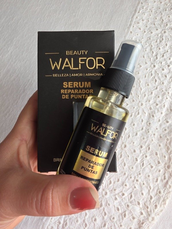 Producto - Sérum reparador de puntas Walfor 50g Nutrición y Brillo