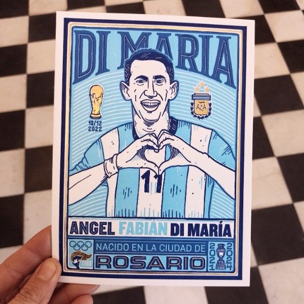 Producto - Lamina Letterpress - Di Maria