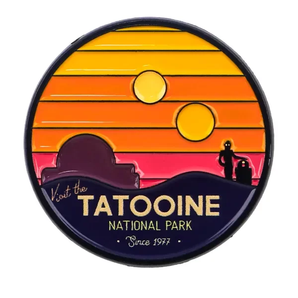 Producto - Pin Star Wars - Tatooine National Park Vintage
