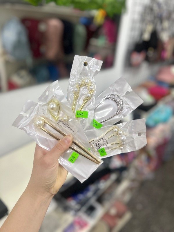 Producto - Pinza para pelo con detalle perlas