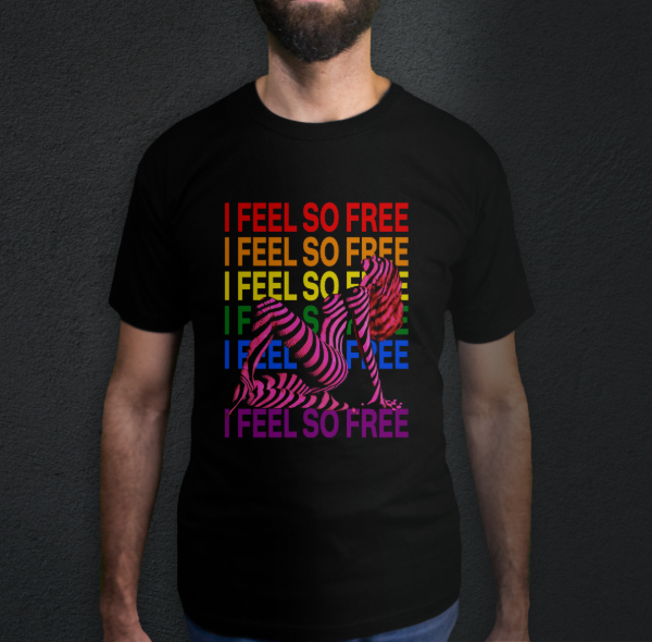 Remera Madonna COTDF2 Confessions 2 Feel So Free Pride