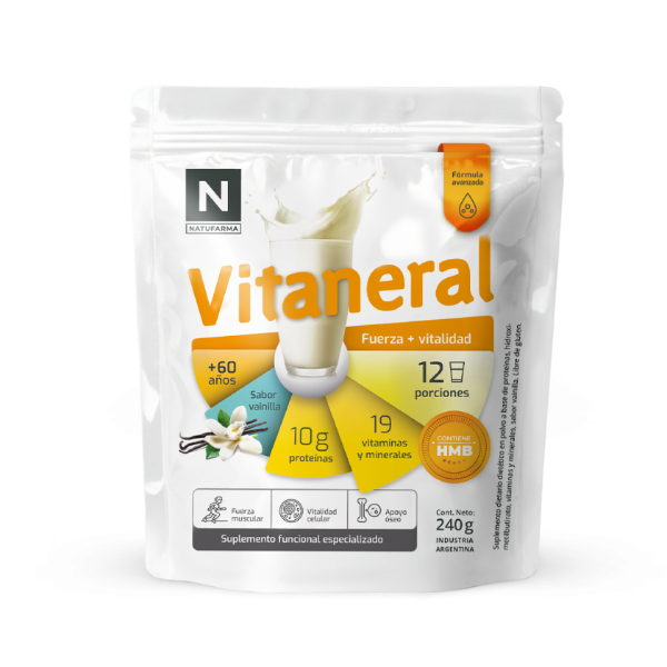 Producto - Vitaneral Proteina + Vitaminas Serv Natufarma