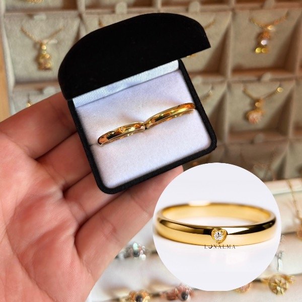 Producto - Anillos Promesa: Heart Shine Golden