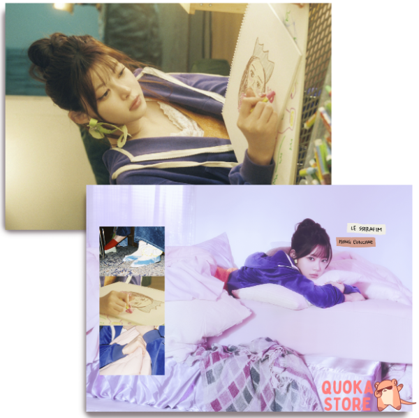 Producto - Postales EUNCHAE 'PEONY ROOM' - Le Sserafim