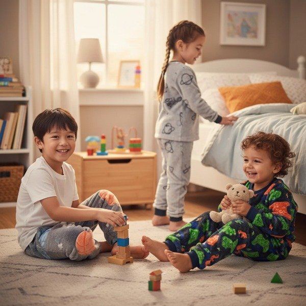 Producto - PIJAMA PANTALON PELUCHE NIÑOS LUMINOSO BRILLA OSCURIDAD SURTIDOS - 4