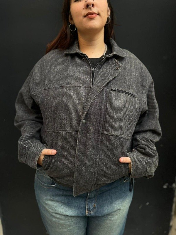 Producto - Camperon bomber gris