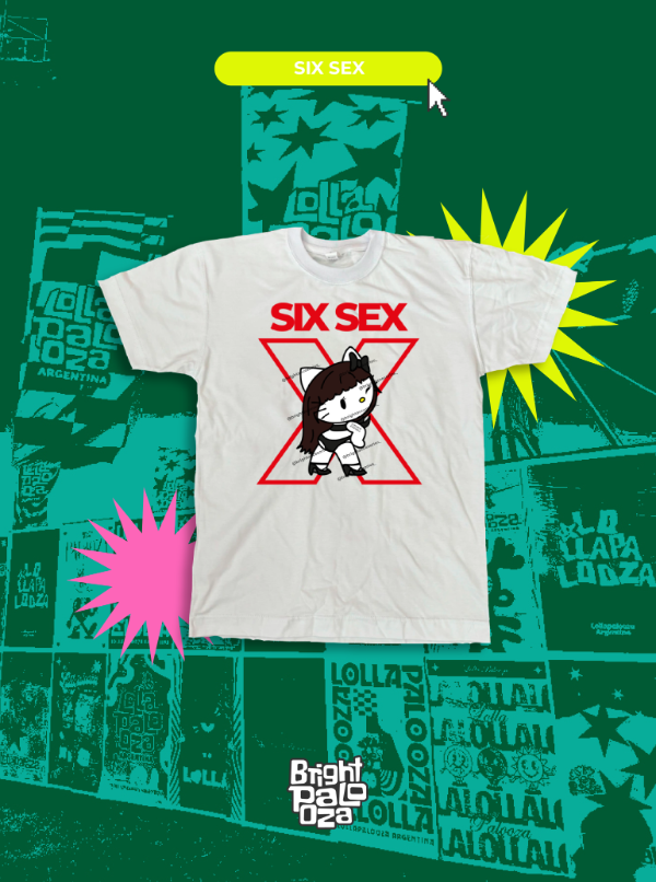 Producto - Remera Kitty Six Sex - BRIGHTPALOOZA