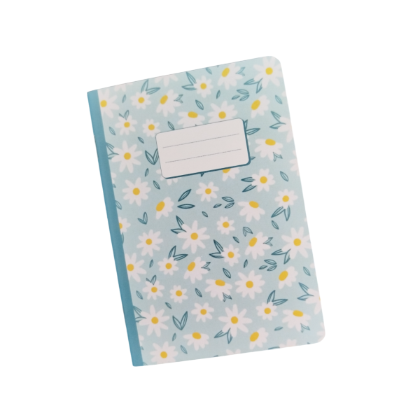 Producto - Libreta Margaritas Celeste
