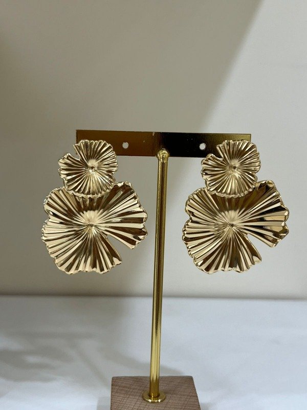 Producto - AROS COLGANTES DOBLE HOJA