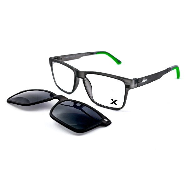 Producto - Glox Clip-On NU 2350 Rectangular Gris - 0