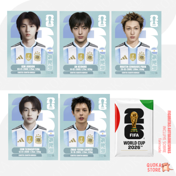 Producto - Pack Figuritas CORTIS ARGENTINA - FIFA World Cup 2026