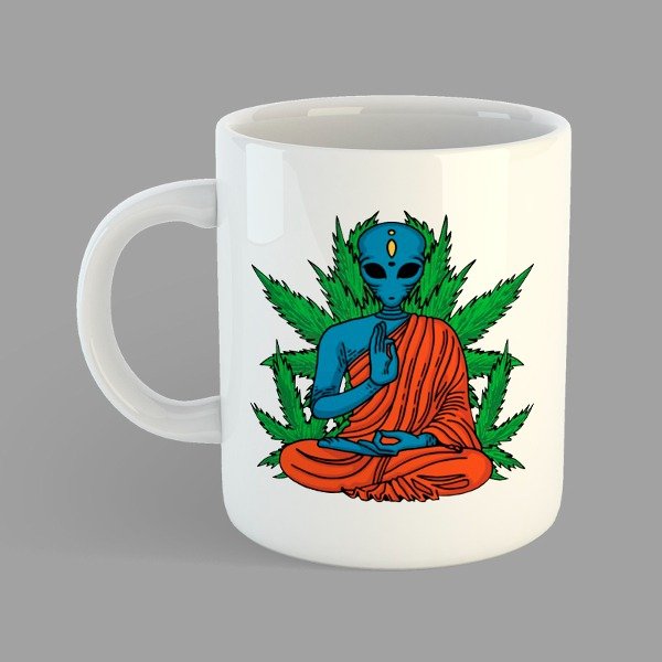 Producto - Taza Alien Meditando