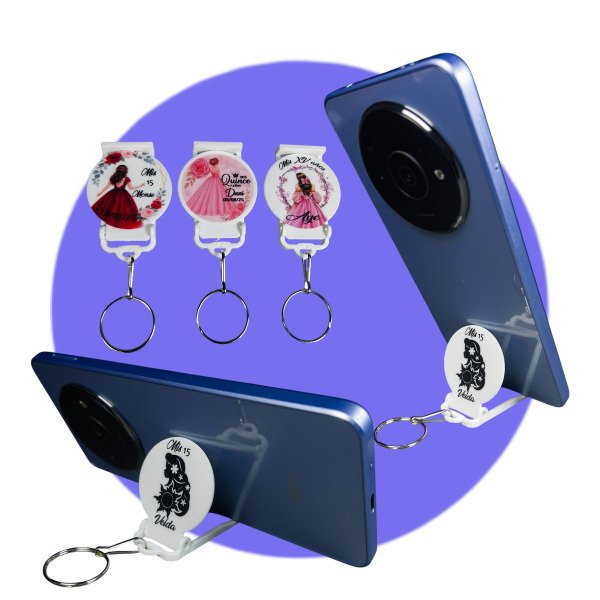 Producto - 100 unidades Llaveros souvenirs porta celular