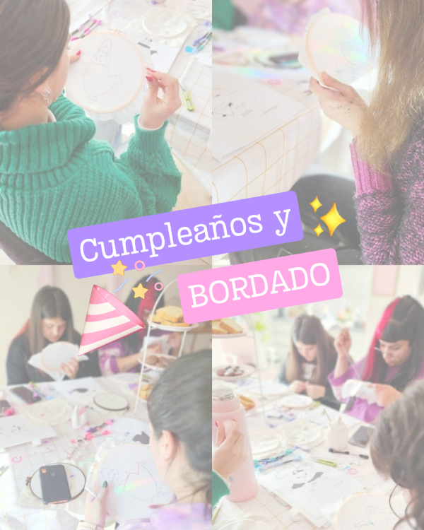 Producto - Cumpleaños y Bordado (leer descripción)