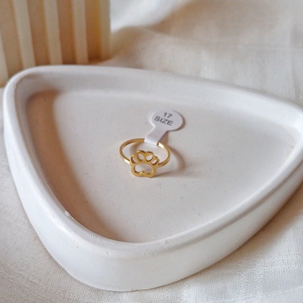 Producto - ANILLO DOG (T.17) AC. DORADO