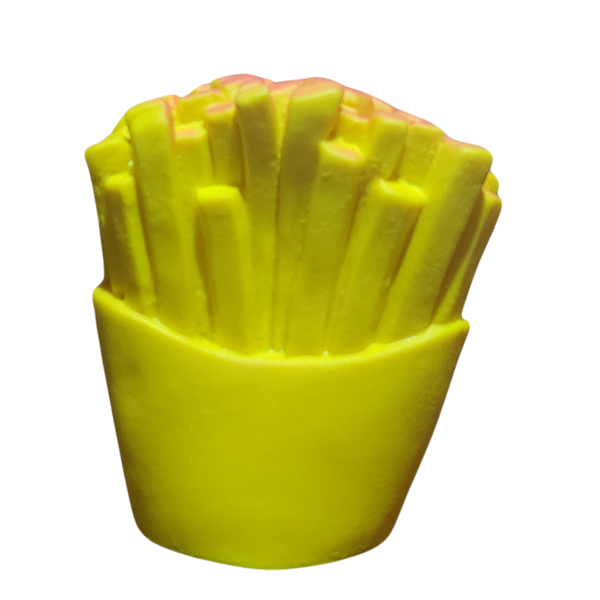 Producto - Juguete para perros con chifle sonoro modelo papas fritas con cara - 3