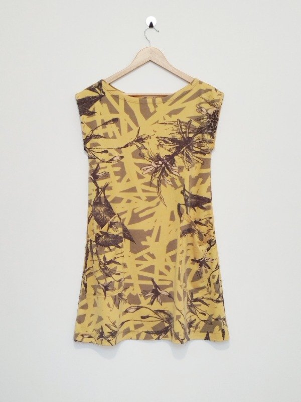 Producto - Vestido PUM -estampa Flor de Verano amarilla- - 0