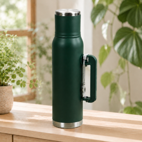 Producto - SET DE MATE PLUS 1.2LT DOBLE CAPA DE ACERO CON BOMBILLA - 7