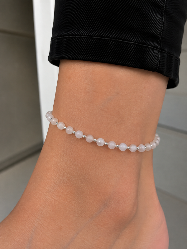 Producto - Tobillera en nacar en plata 925