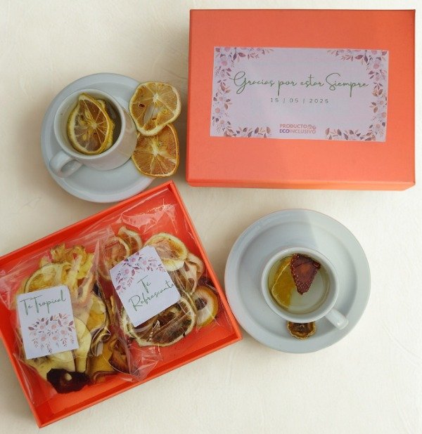 Producto - Caja infusión con 2 snacks