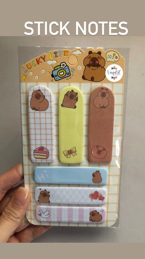 Producto - Stick notes capibara