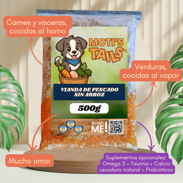 Producto - VIANDA DE 500G SIN ARROZ DE POLLO/RES/CERDO/PESCADO