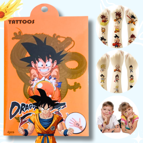 Producto - Tatuajes Temporales Dragon Ball x 10
