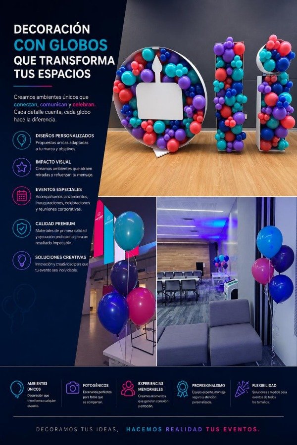 Producto - AMBIENTACIONES EN EMPRESAS CON GLOBOS - 3