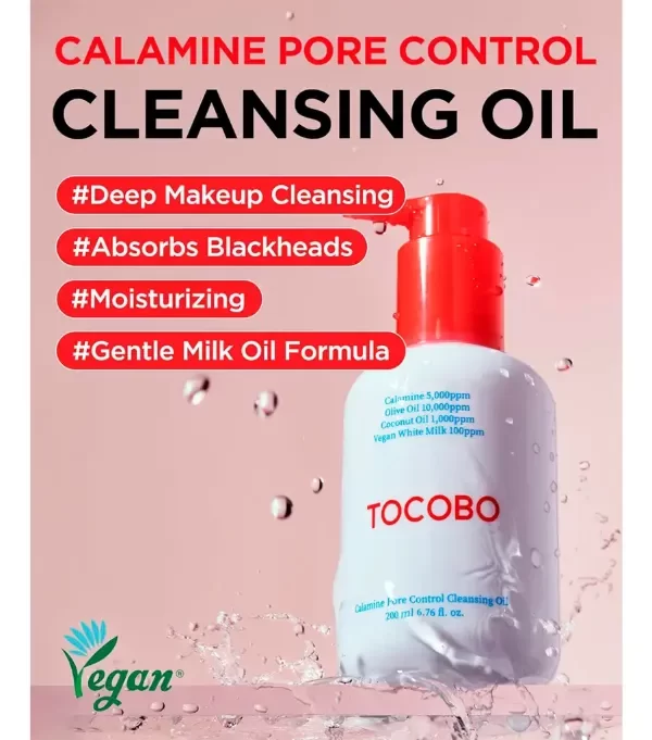 Producto - Aceite Limpiador Calamine Pore Control Cleansing Oil 200ml - TOCOBO - 2