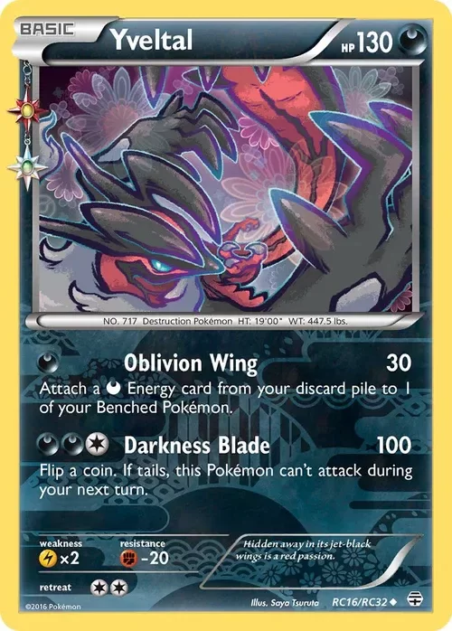 Producto - Yveltal - RC16/RC32 - Generations: Radiant Collection - Holo