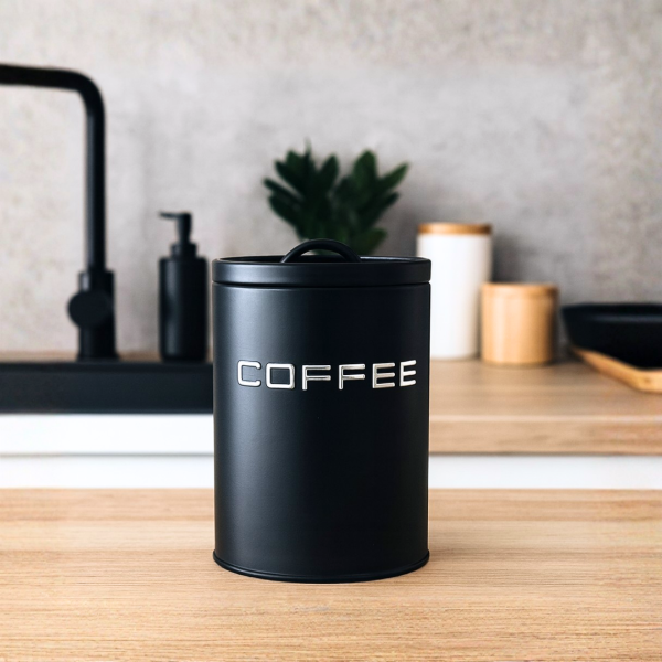 Producto - Lata de Coffe Moderna Negra
