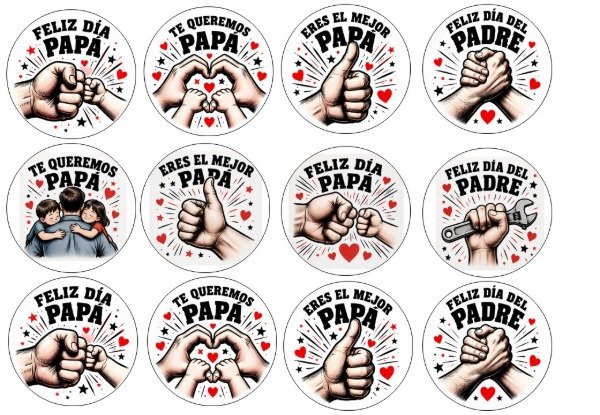 Producto - LAMINA FELIZ DIA PAPA 40