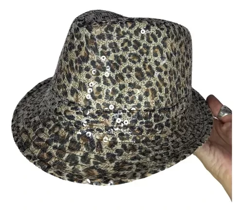 Producto - Sombrero Funyi Animal Print Lentejuelas Tango