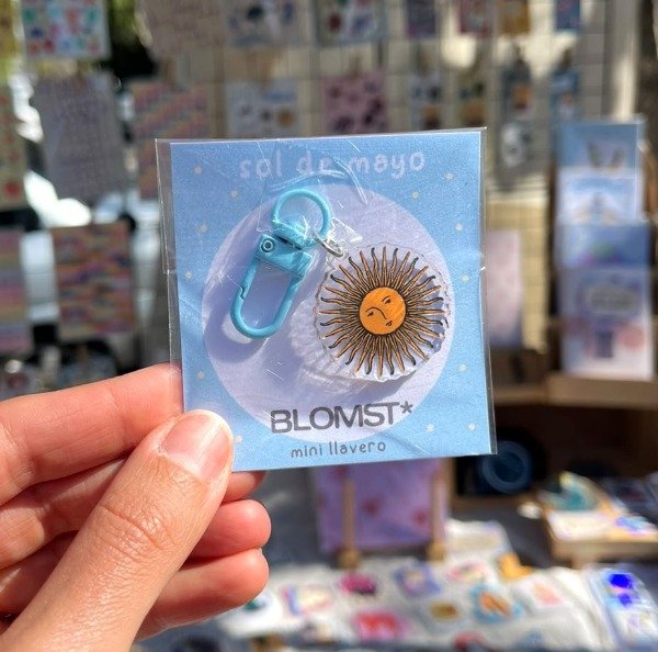 Producto - Mini llavero Sol de mayo