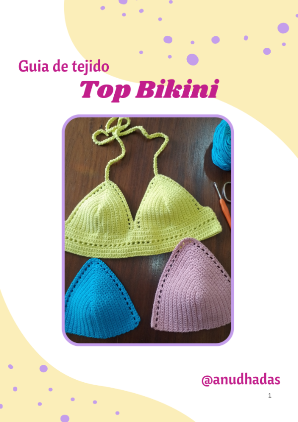 Producto - Guia de tejido Top bikini - 0