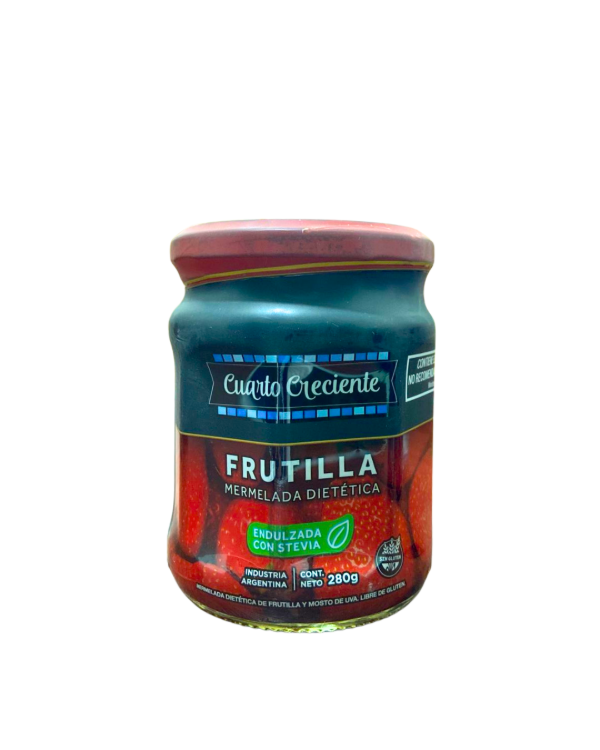 Producto - MERMELADA DE FRUTILLA CON STEVIA CUARTO CRECIENTE 280G