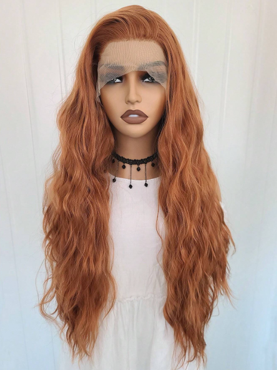 Producto - Peluca Naranja Natural con Lacefront (Soft Kanekalon)