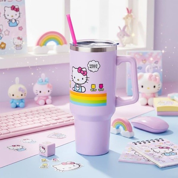 Producto - Vaso quencher Hello Kitty lila