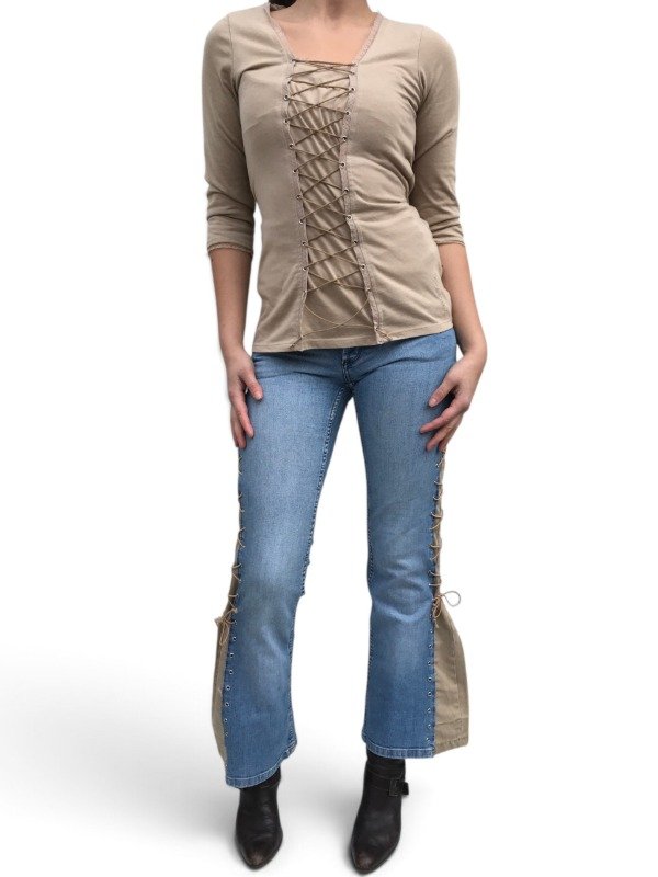 Producto - Corset top boho CARAMELO - 1