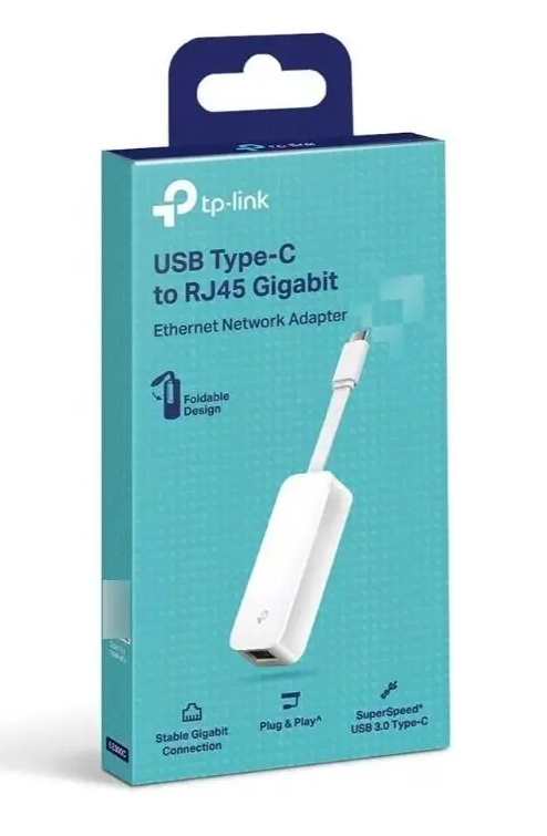 Producto - Adaptador gigabit USB tipo c a lan rj45 TP LINK ue300c