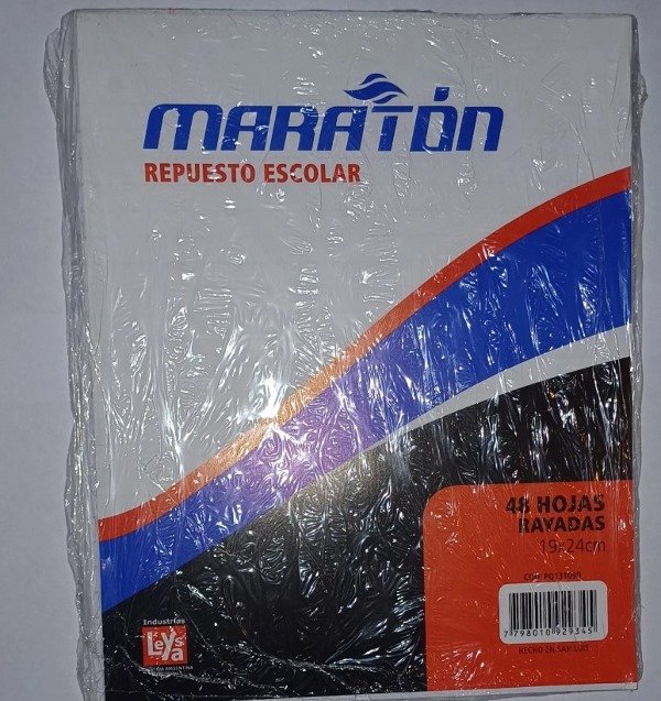 Producto - Pack de 48 hojas rayadas