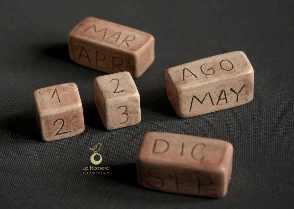 Producto - Calendario perpetuo Sol de Mayo cerámica artesanal - 5